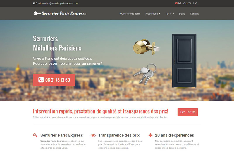 V1 Serrurier Paris Express