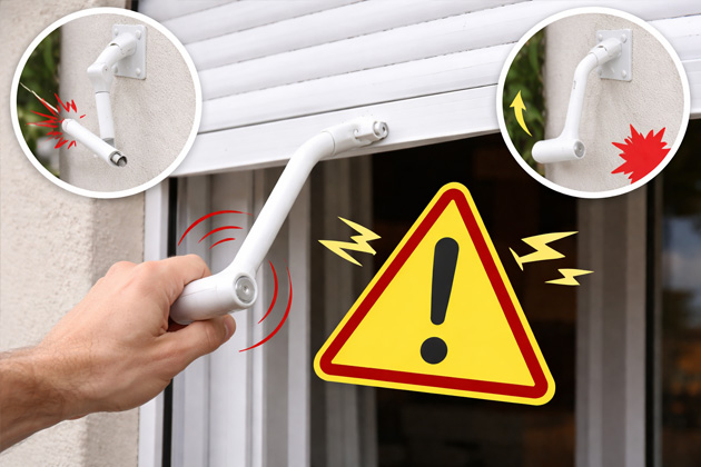 Volet roulant bloqué